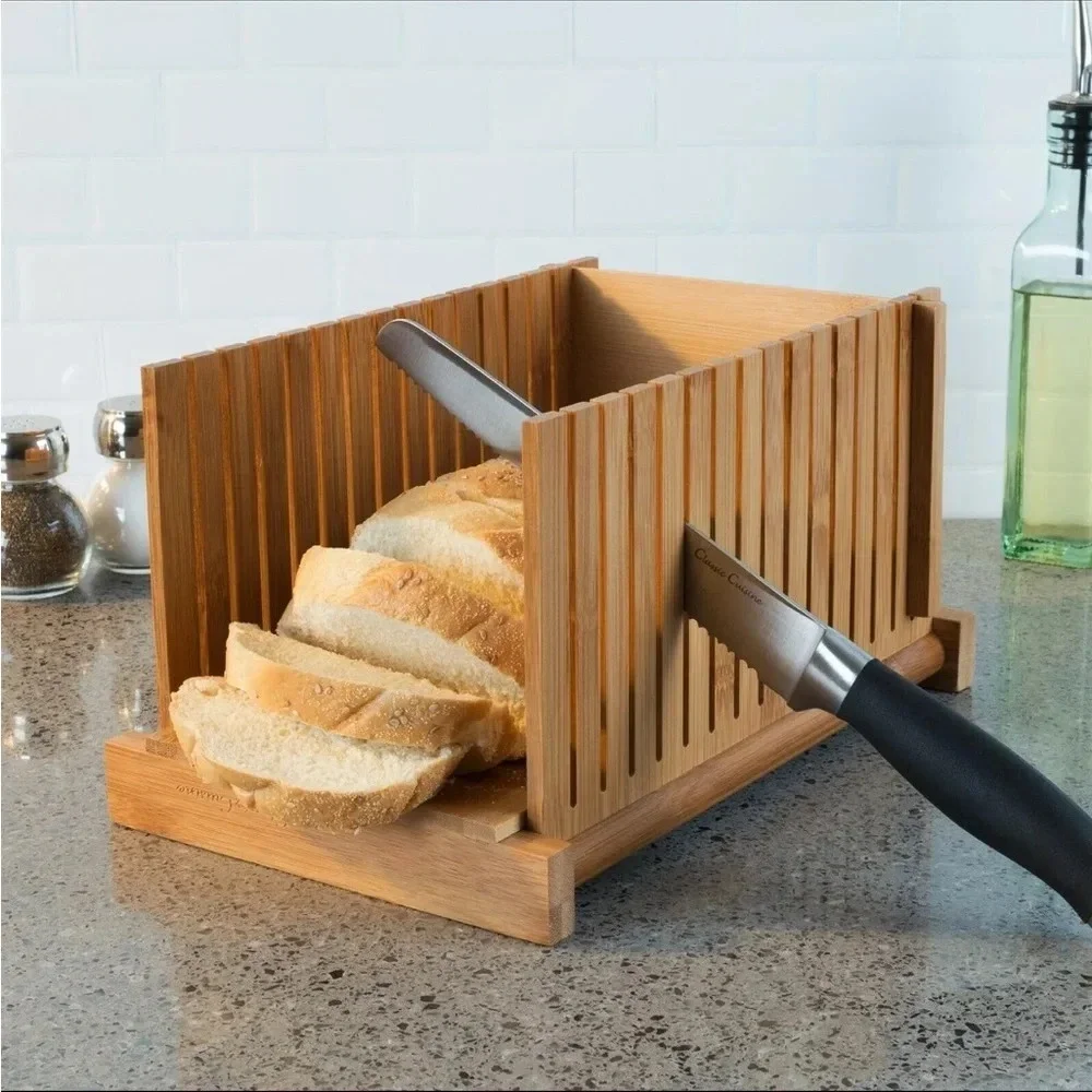 🆕 Mellowinn Wood Bread Slicer